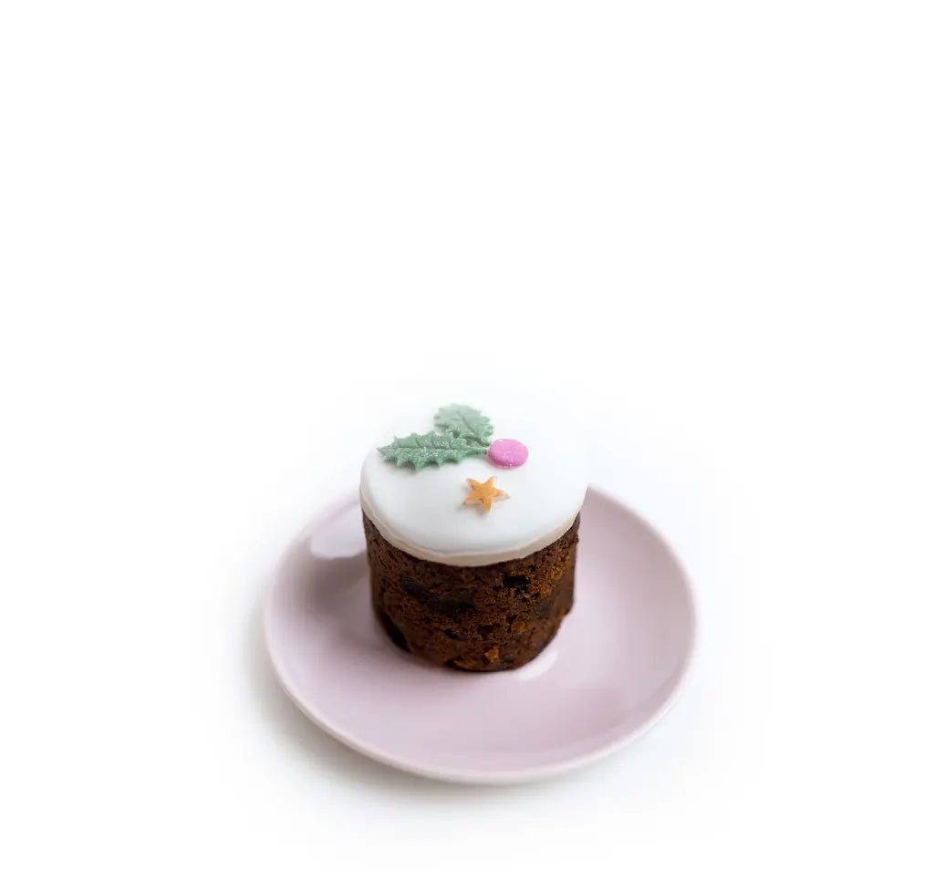 Mini Top Iced Fruitcake