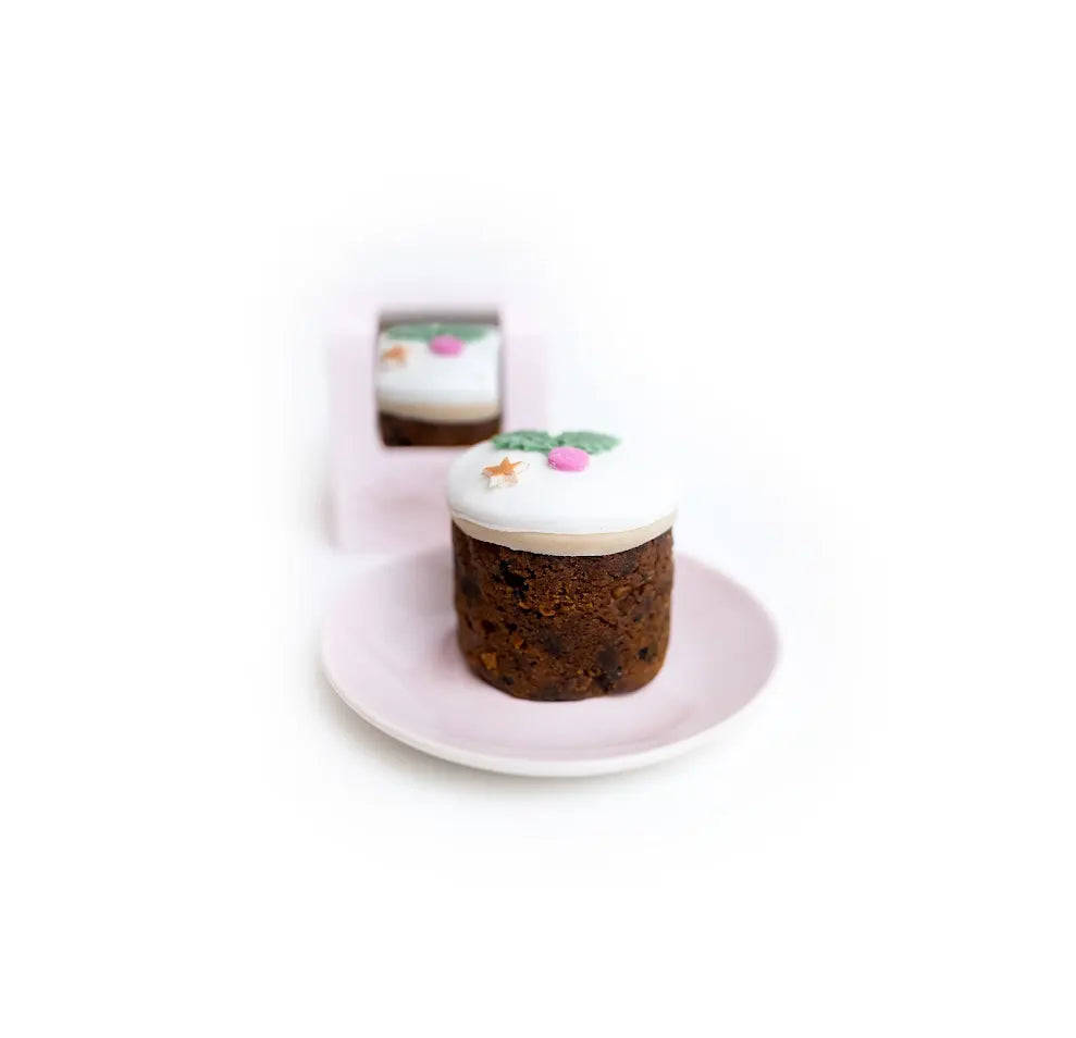 Mini Top Iced Fruitcake