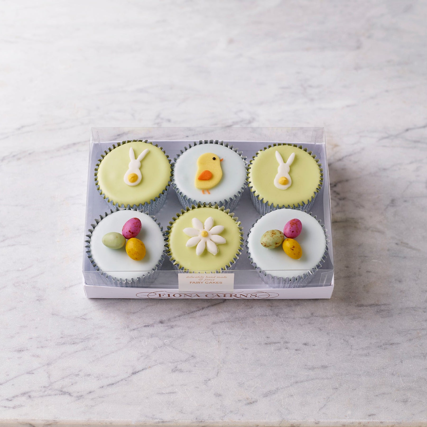 Easter Golden Sponge Fairy Cakes