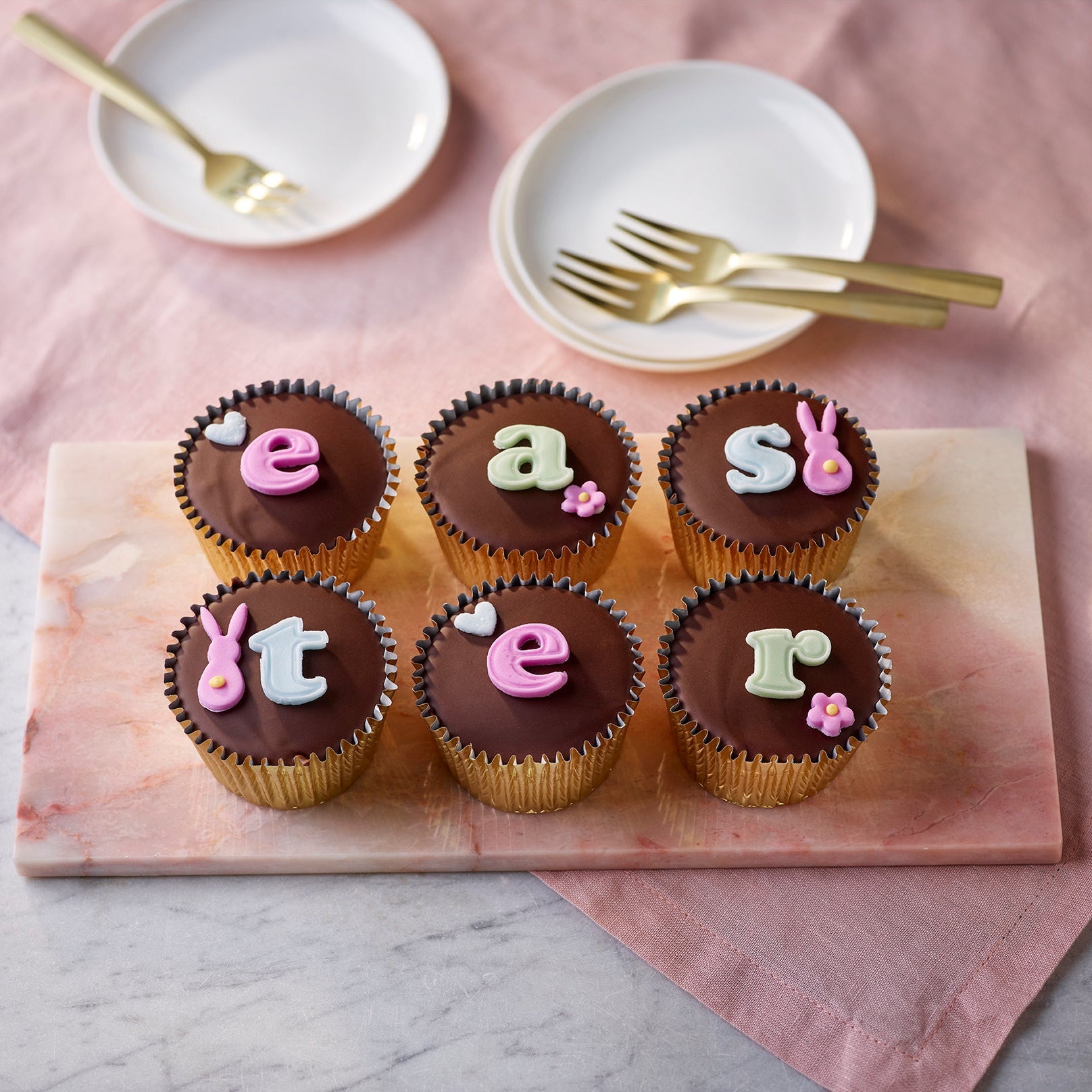 Easter Chocolate Fairy Cakes