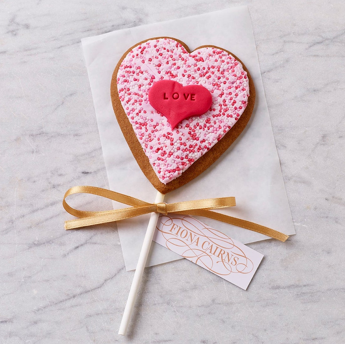Love Heart Gingerbread Lollipop