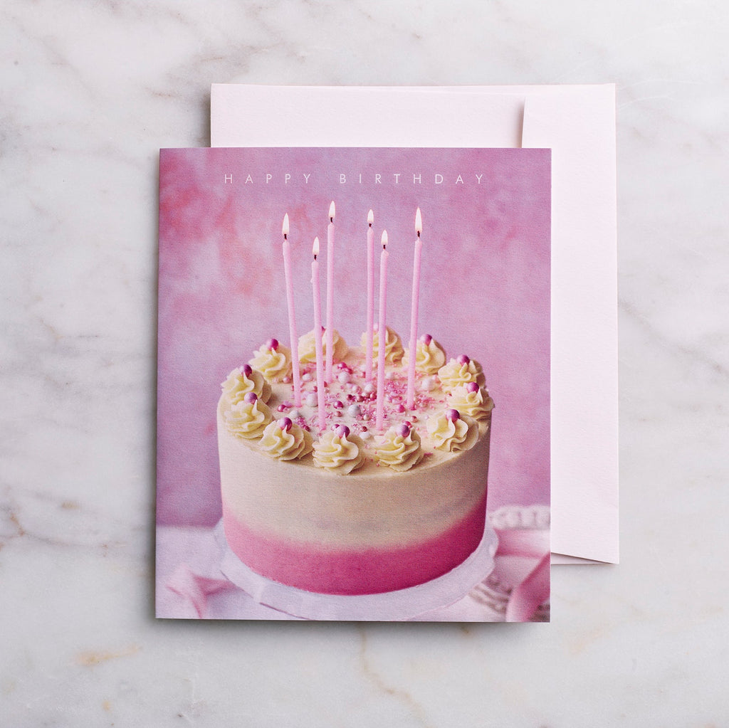 Pretty In Pink Birthday Card