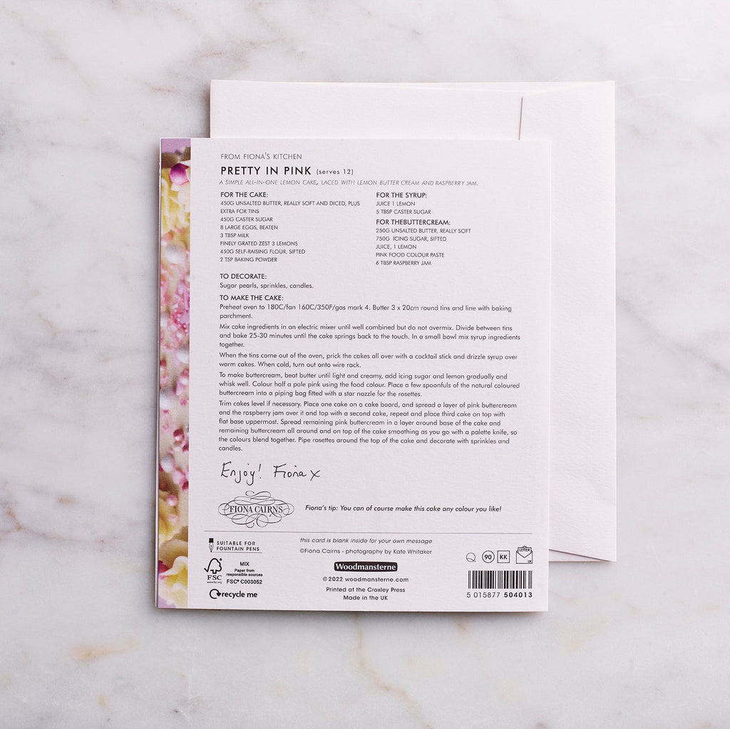 Pretty In Pink Birthday Card