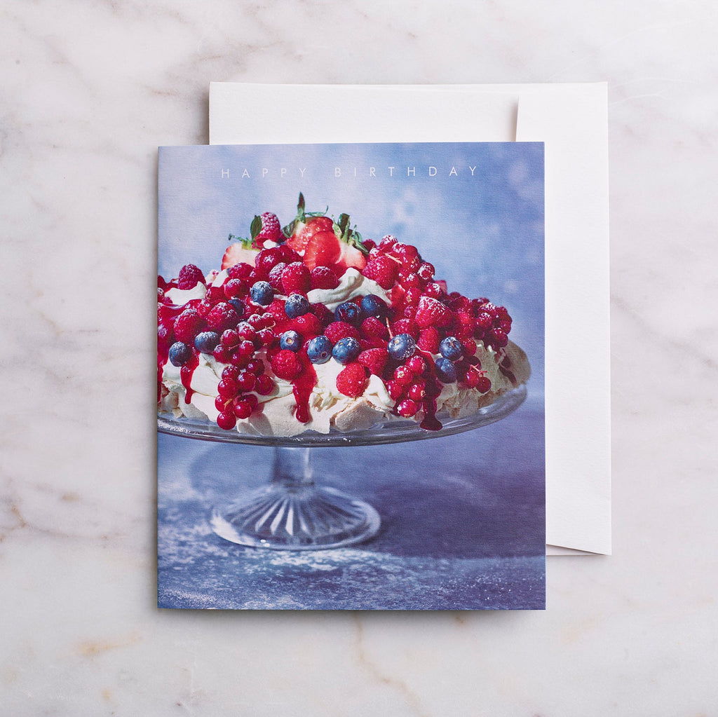 Berry Pavlova Birthday Card