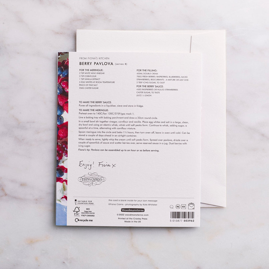 Berry Pavlova Birthday Card