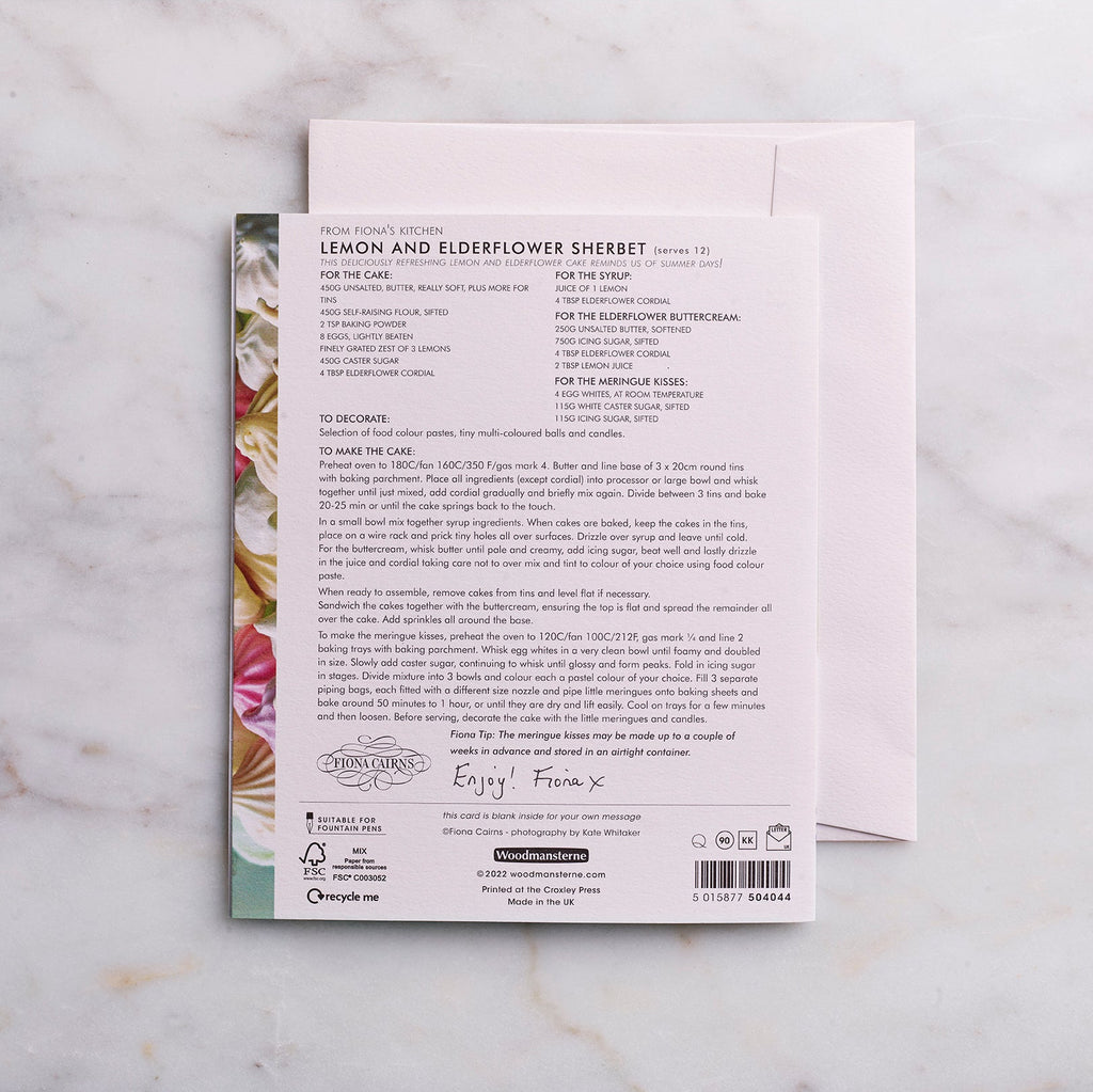 Lemon Sherbet Greeting Card