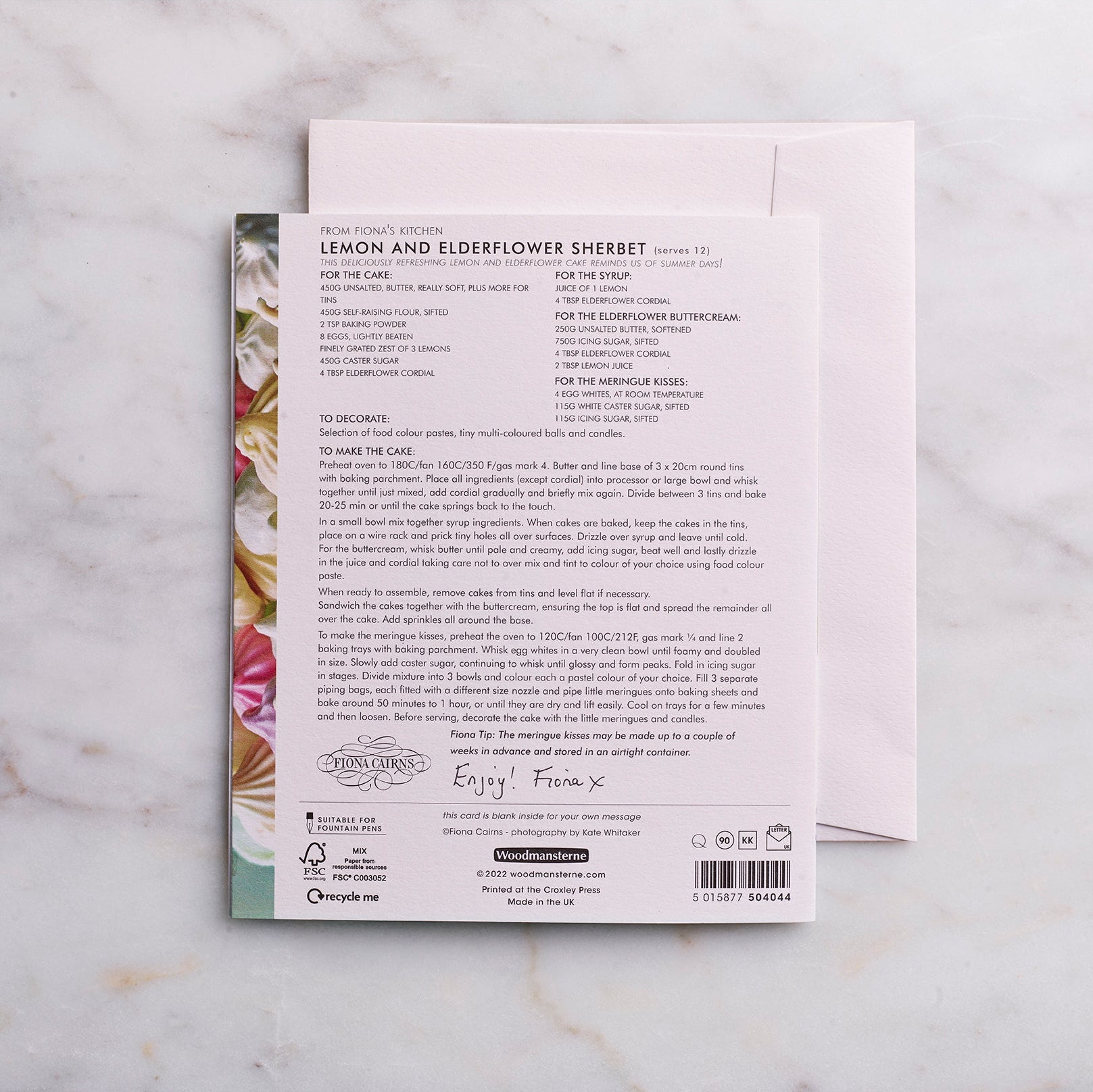 Lemon Sherbet Greeting Card