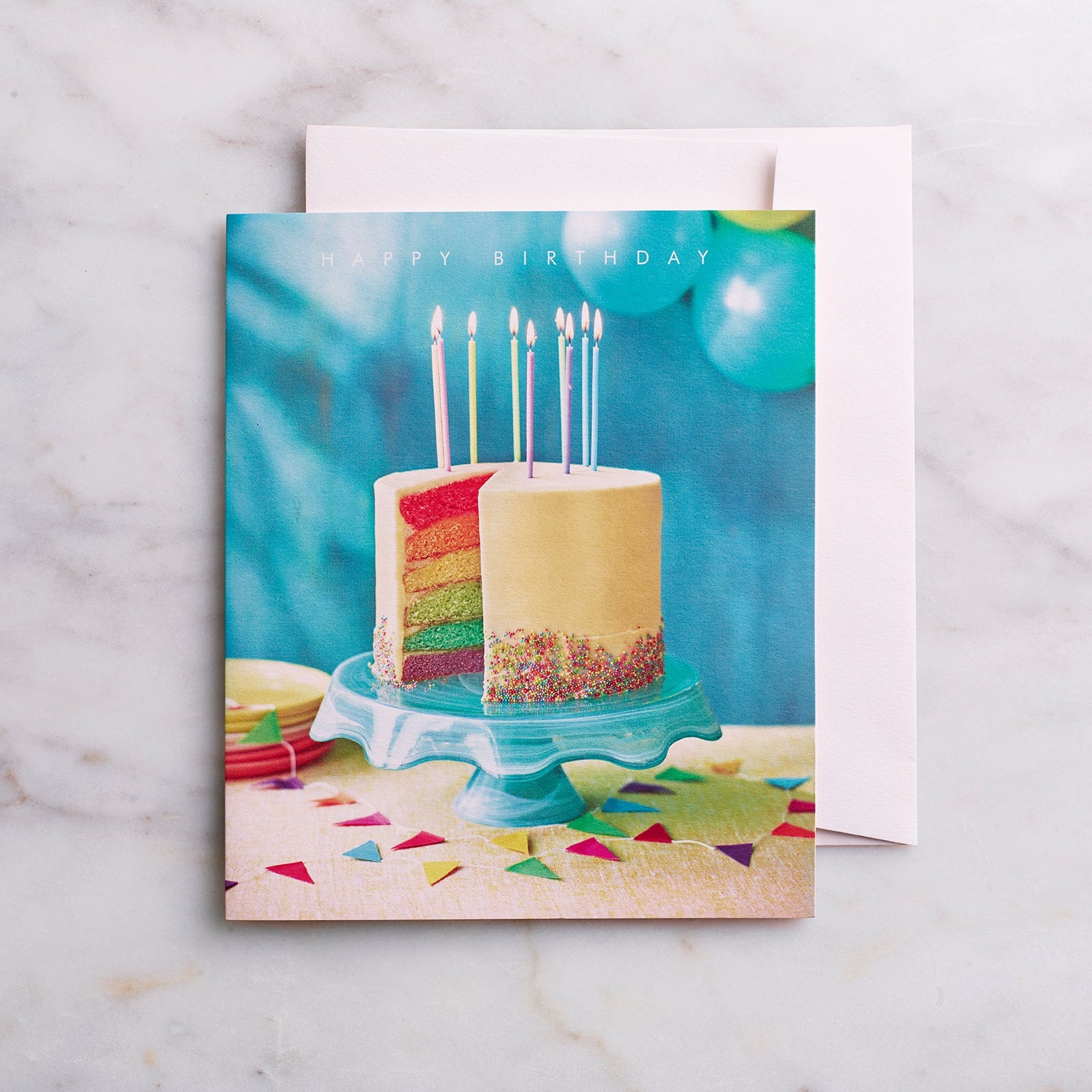 Over the Rainbow Birthday Card