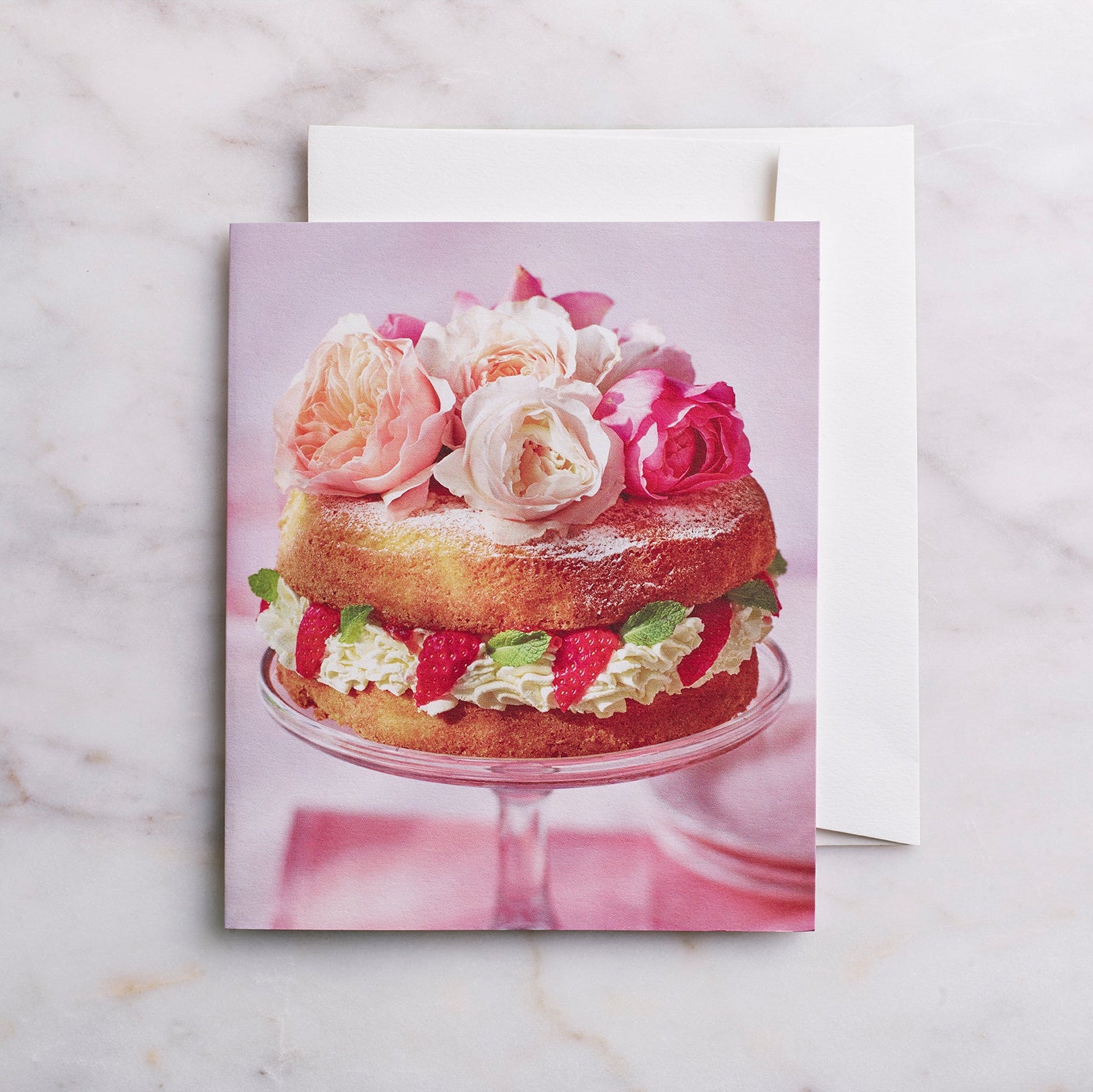 Strawberries & Cream Greeting Card