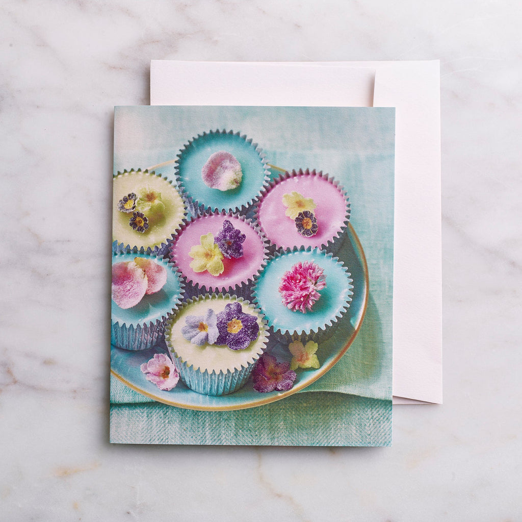 Floral Cupcake Greeting Card