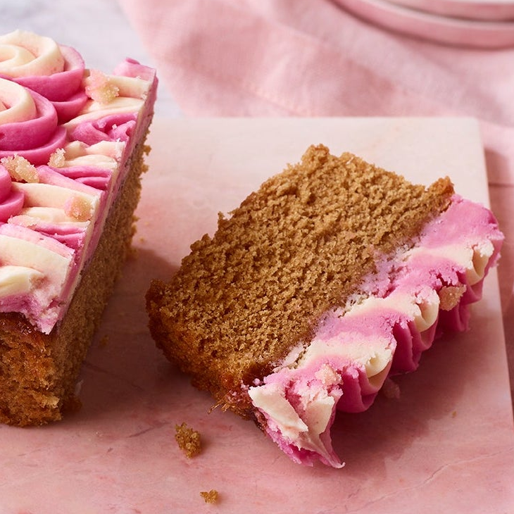 Rhubarb & Ginger Loaf Cake