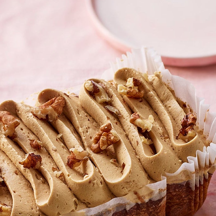Coffee, Walnut & Cardamon Loaf Cake