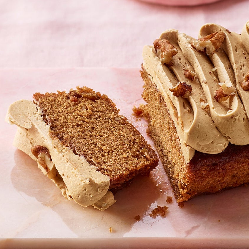 Coffee, Walnut & Cardamon Loaf Cake