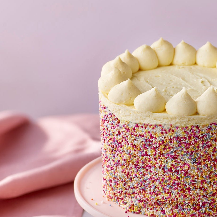 Rainbow Buttercream Cake