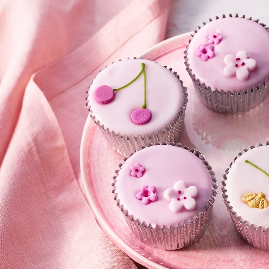 Cherry & Bumble Bee Fairy cakes