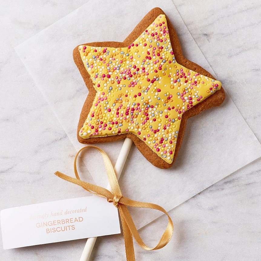Gingerbread Star Lollipop
