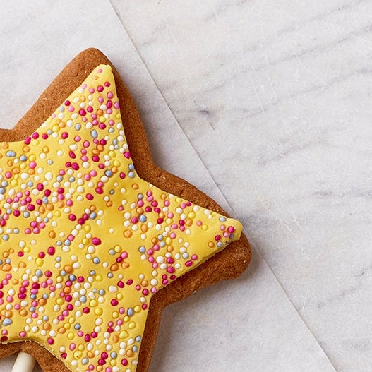Gingerbread Star Lollipop
