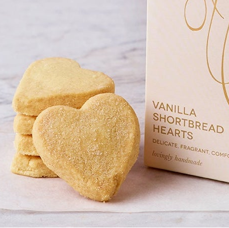 Vanilla Shortbread Hearts