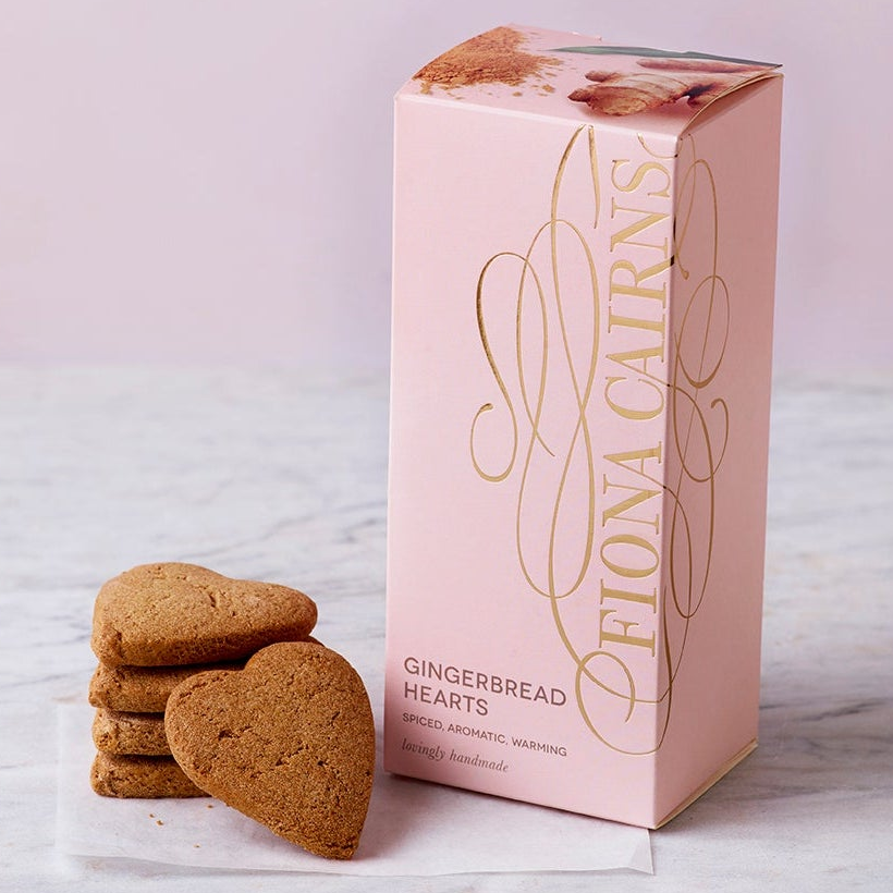 Ginger Shortbread Hearts
