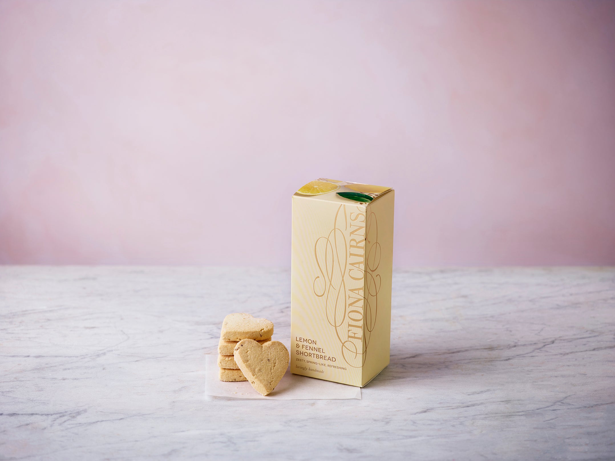 Fennel & Lemon Shortbread Hearts