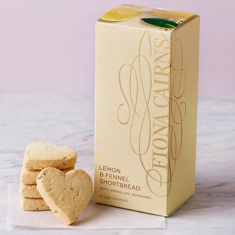 Lemon & Fennel Shortbread Hearts