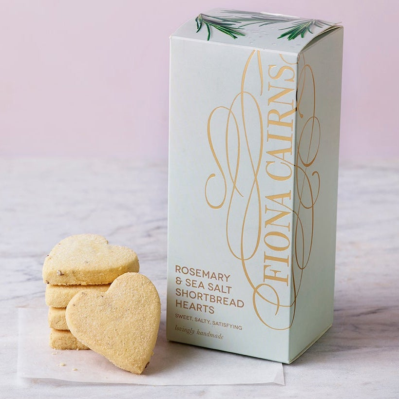 Rosemary & Sea Salt Shortbread Hearts