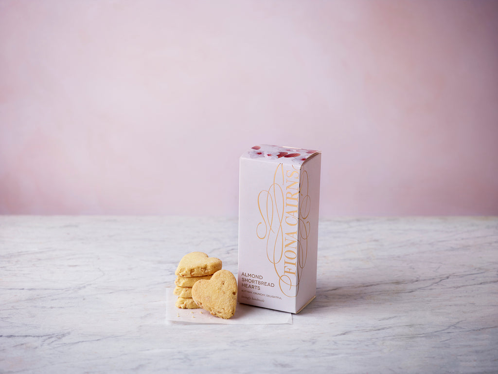 Almond Shortbread Hearts
