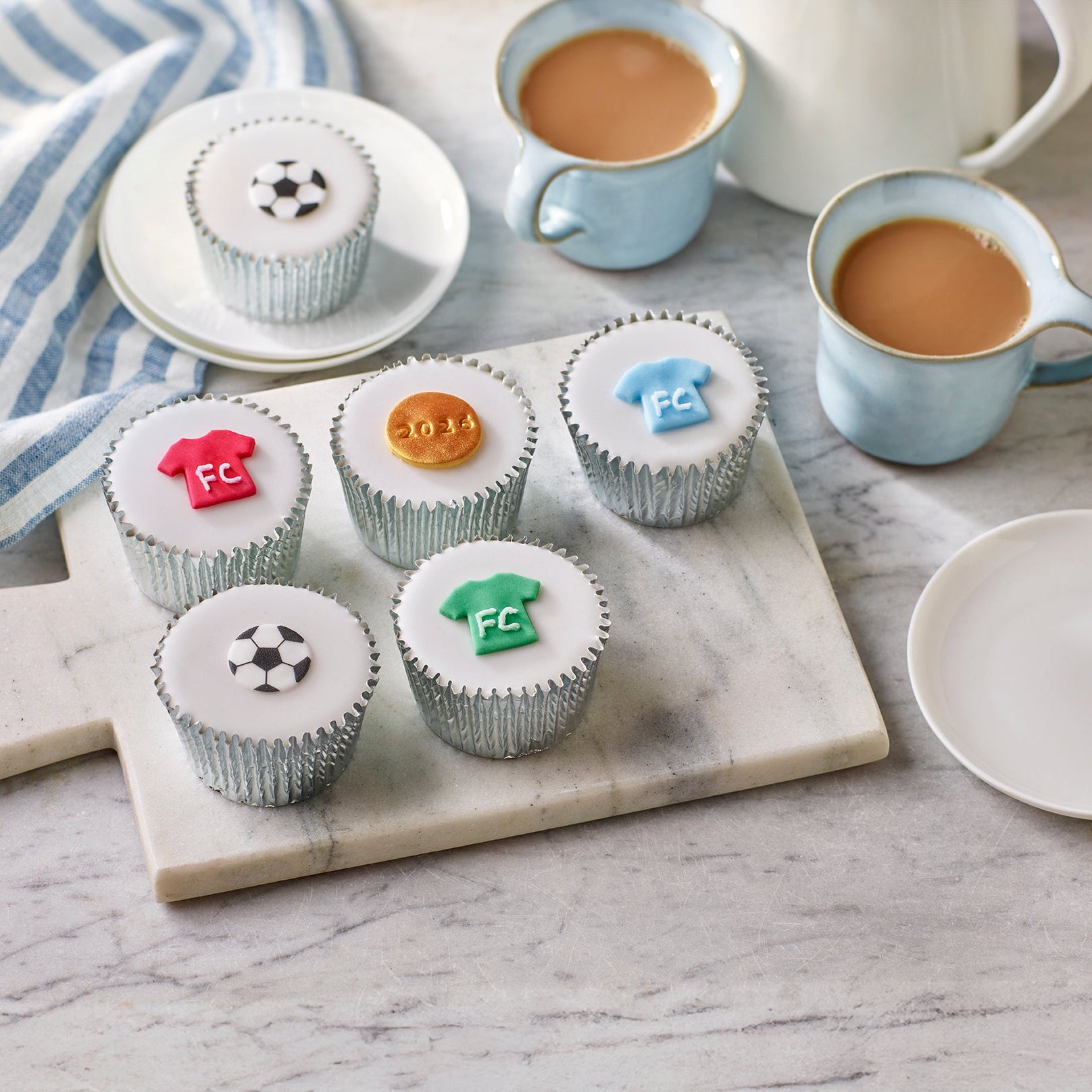 World Cup Fairy Cakes