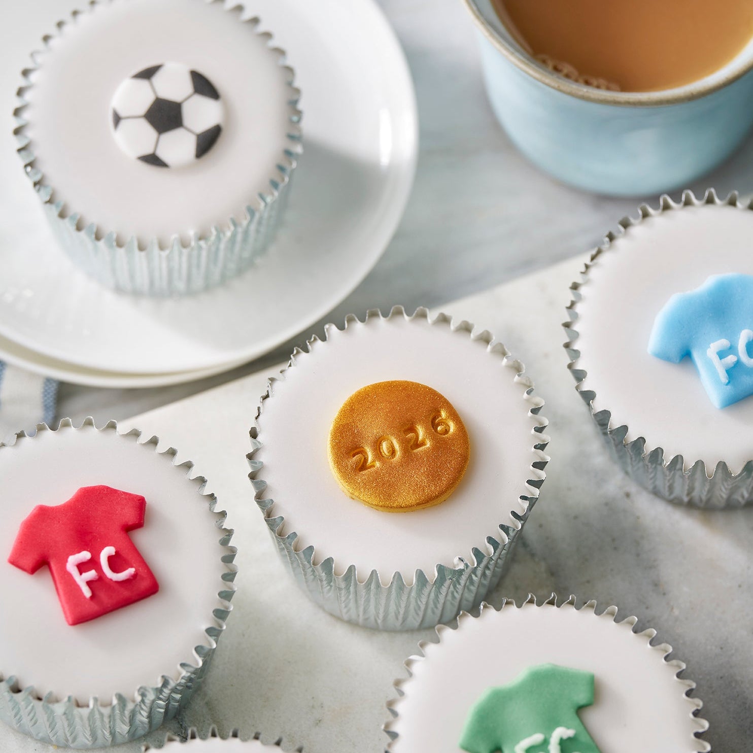 World Cup Fairy Cakes