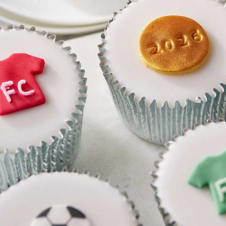 World Cup Fairy Cakes