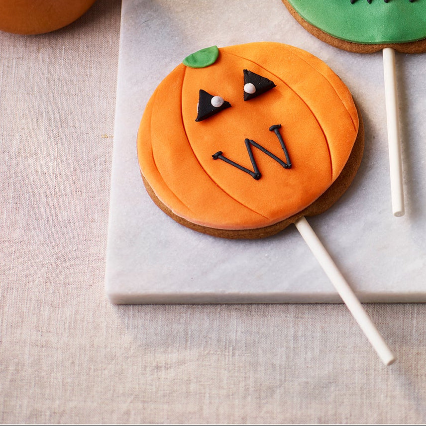Gingerbread Pumpkin Lollipop
