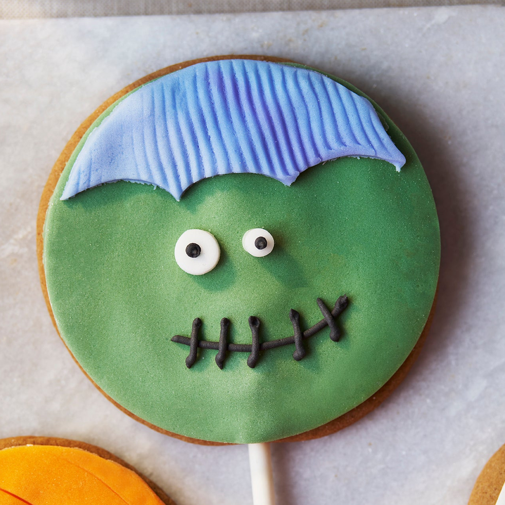 Gingerbread Frankenstein Lollipop