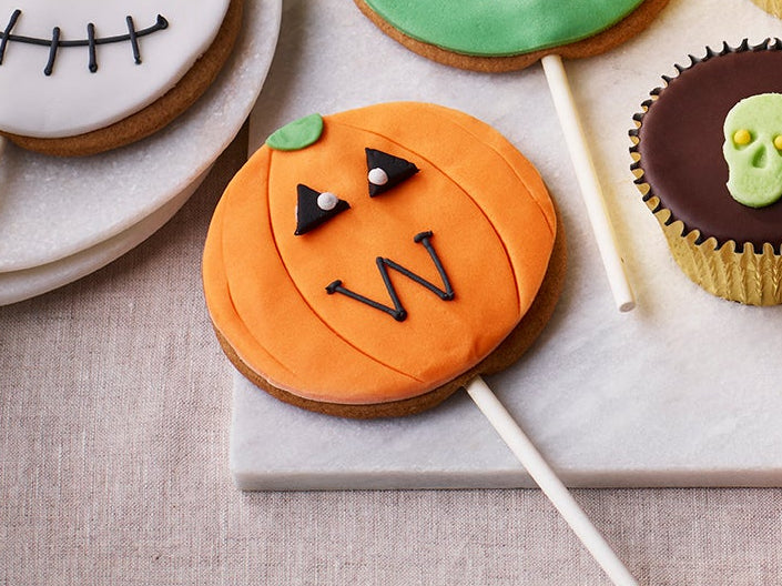 Gingerbread Pumpkin Lollipop